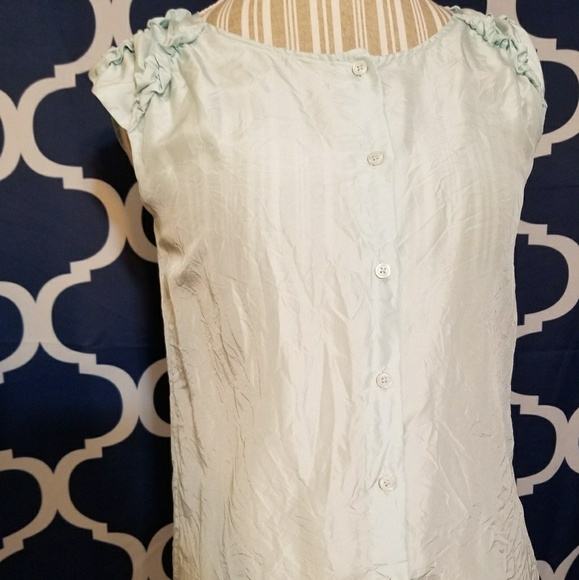 🌻🌺🌻J. CREW 100% SILK BLOUSE!! - Picture 3 of 6